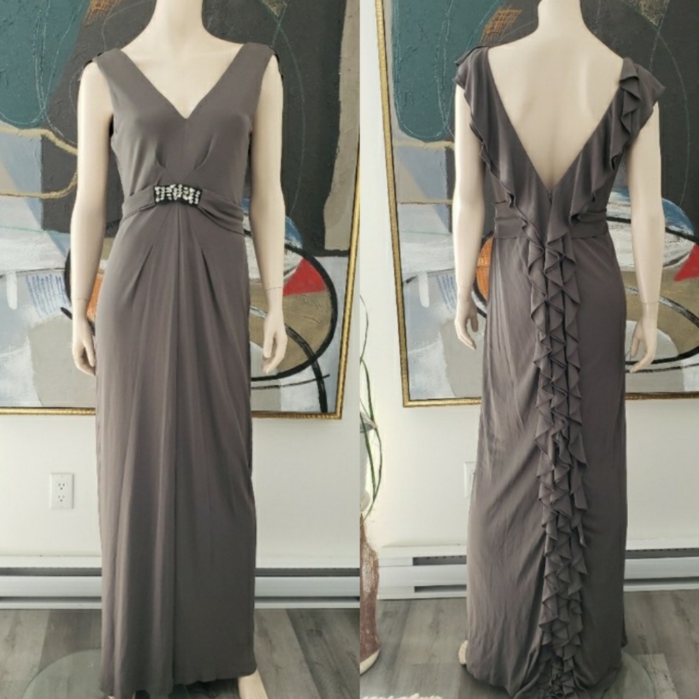 Andy Thê-Anh | Evening Gown with Ruffle Details